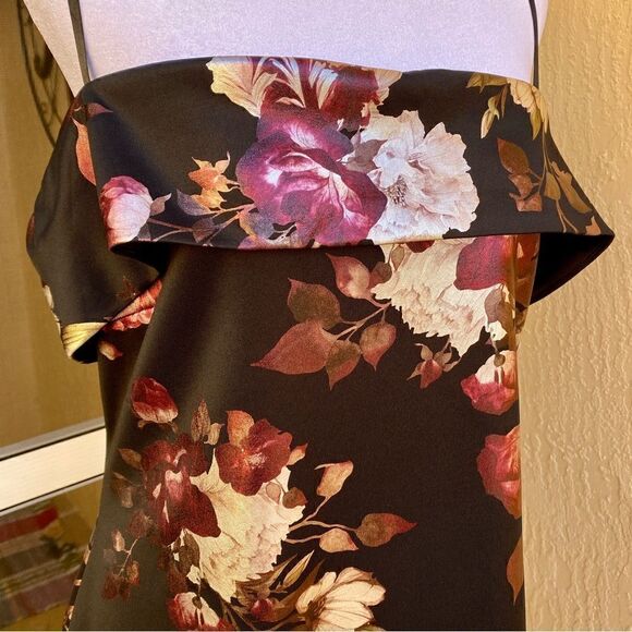 PREMIERâAMOURâFLORALÂ OFFâTHEâSHOULDERâSHEATHâDRESSâ16âNWT - Picture 8 of 16